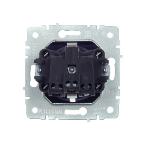 Розетка с заземлением brite 16 a 220 - 240 в маренго iek Thumbnail 2