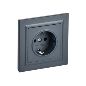 Priză cu împământare și obturator brite 16 a 220 - 240 v marengo iek