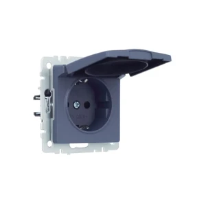Priză cu obturator și capac brite 16 a 220 - 240 v marengo iek