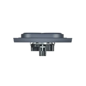 Двойная розетка с заземлением brite 16 a 220 - 240 в маренго iek Thumbnail 3