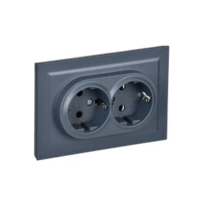 Priză dublă cu împământare brite 16 a 220 - 240 v marengo iek