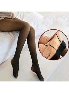КОЛГОТКИ ИЗ МИКРОФИБРЫ С 3D ЭФФЕКТОМ УНИВЕРСАЛЬНЫЙ РАЗМЕР