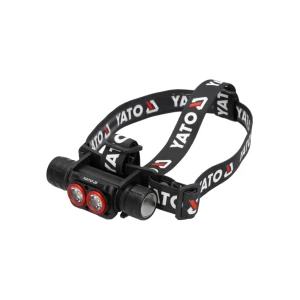 Lanternă frontală led 15 w 6000 - 7000 k 3000 lm 3.7 v 2600 mah (li-ion) yato