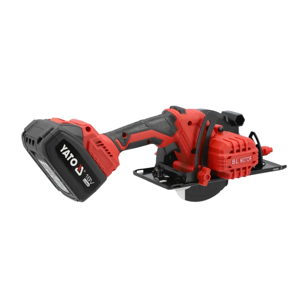 Fierăstrău circular pe acumulator 2 x 4.0 ah (li-ion) 18 v 0 - 6150 rot/min yato 2