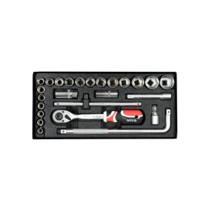 Набор головок с трещоткой 1/2" 25 шт. yato