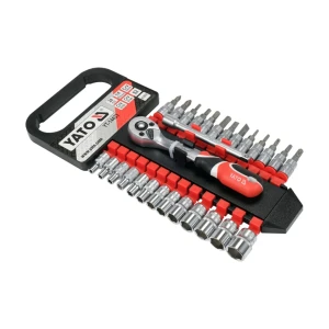 Set de chei tubulare cu clichet 1/4" as-drive 4 - 13 mm 28 buc. yato Thumbnail 3
