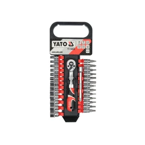 Set de chei tubulare cu clichet 1/4" as-drive 4 - 13 mm 28 buc. yato