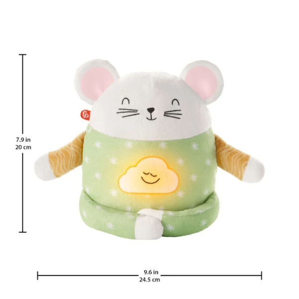 Jucărie din pluș mouse pentru meditație fisher-price 4