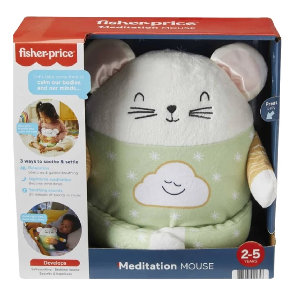 Jucărie din pluș mouse pentru meditație fisher-price 3