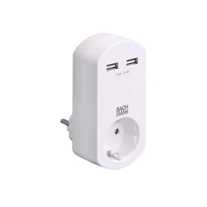 Переходник usb 2p + e 16 a 220 - 240 в ip20 bachmann