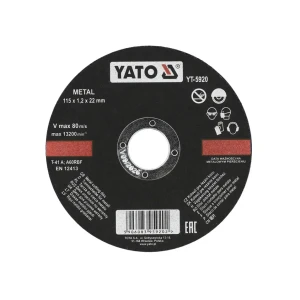 Disc de tăiat pentru metal 115 * 22 mm yato