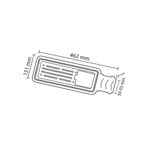 Corp de iluminat stradal led vegas-100 100 w smd 6400 k ip65 220 - 240 v horoz Thumbnail 3