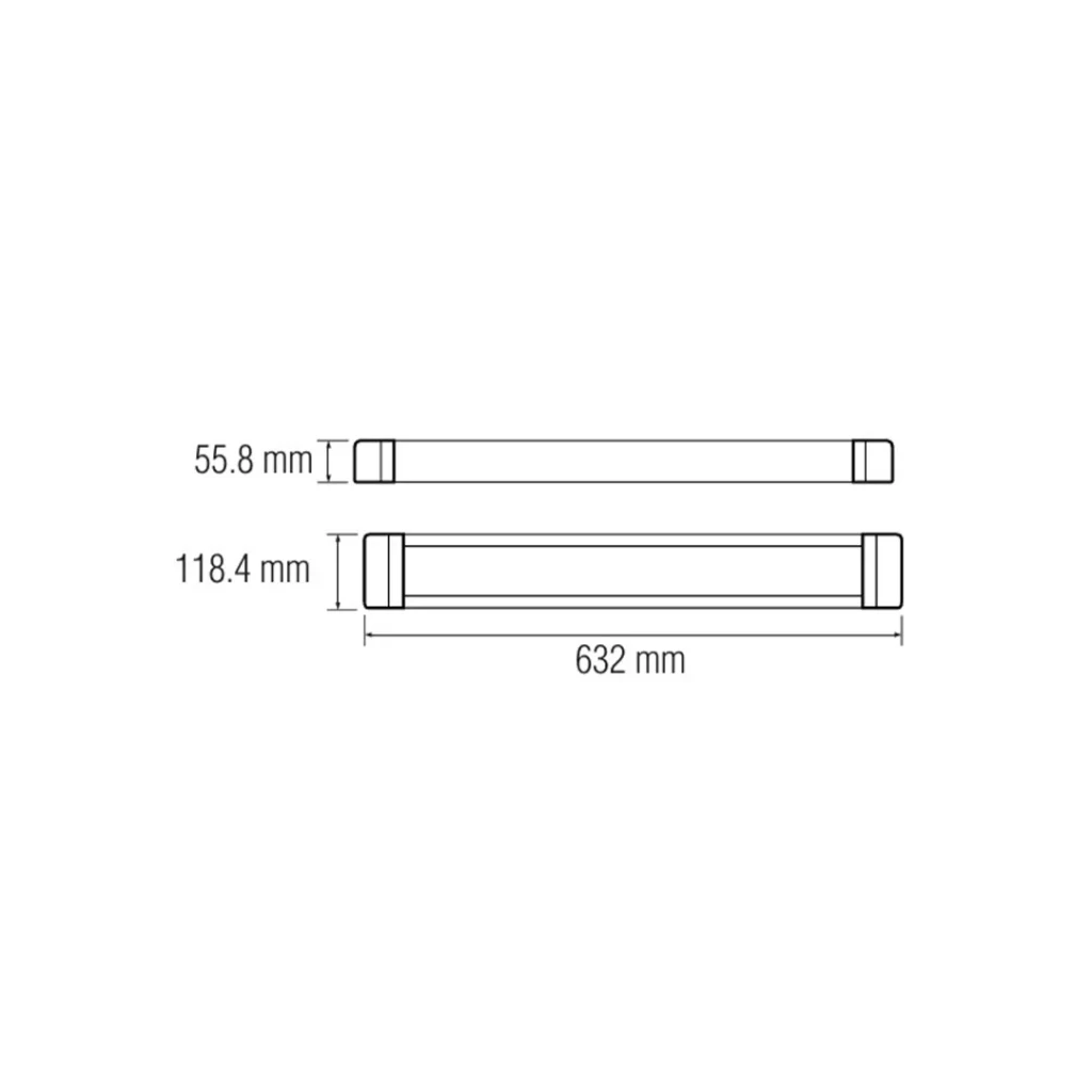 Светодиодный светильник okyanus-36 36 вт smd led 6400 k 2880 лм 220 - 240 в horoz ip65 4