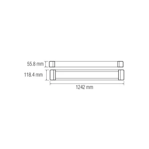 Corp de iluminat led okyanus-72 72 w smd led 6400 k 5760 lm 220 - 240 v horoz ip65 Thumbnail 4