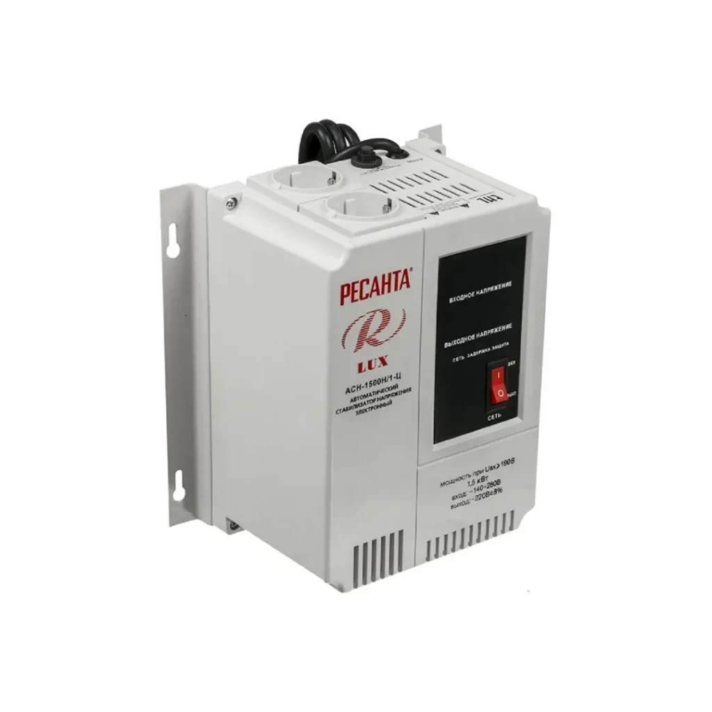 Stabilizator de perete ach-1500н/1-ц 1.5 kw 140 - 260 v resanta 2