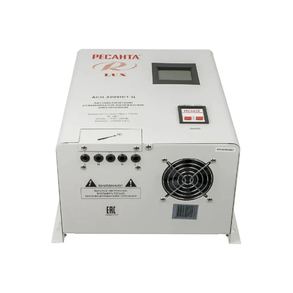 Stabilizator de perete ach-8000 н/1-ц 8 kw 140 - 260 v resanta 3