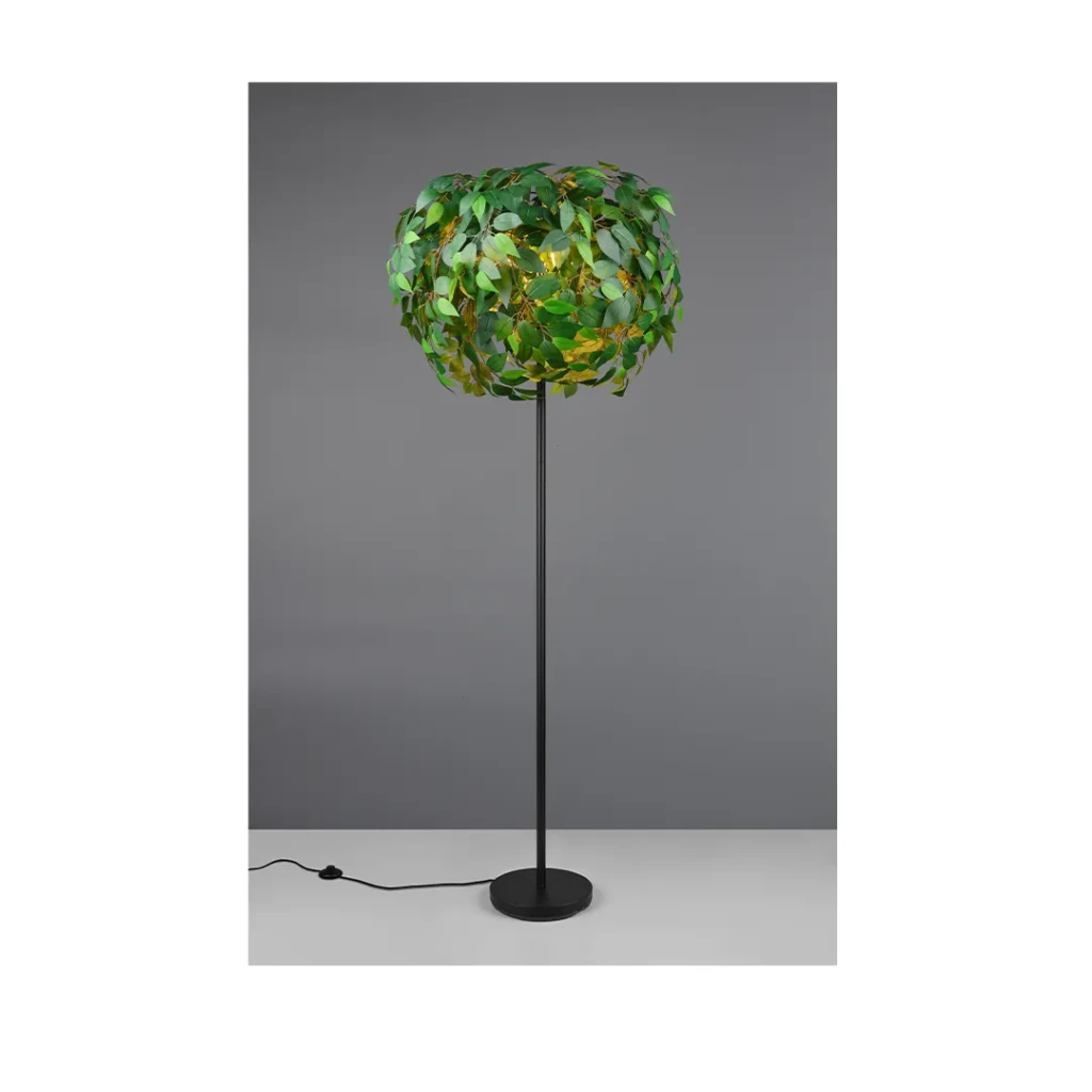 Lampadar leavy 28 w e14 220 - 240 v ip20 verde/negru trio 3
