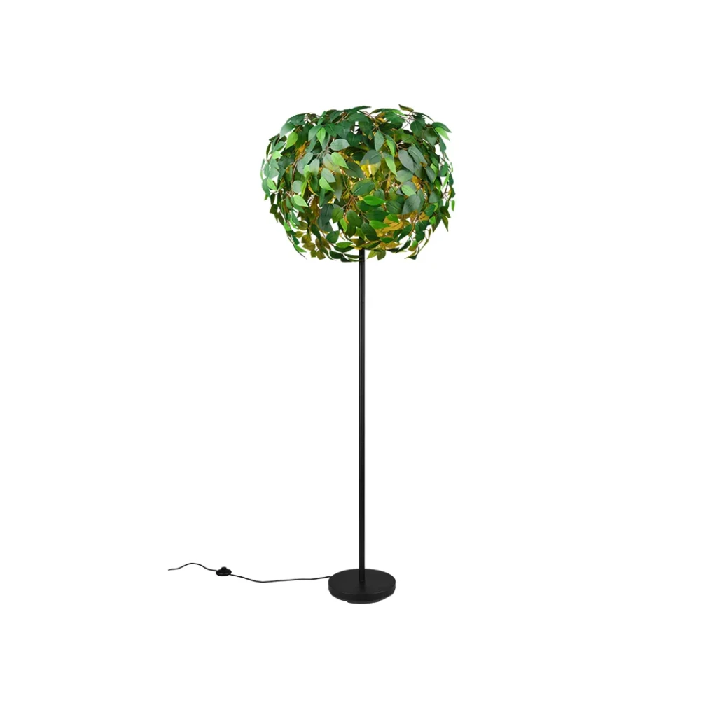 Lampadar leavy 28 w e14 220 - 240 v ip20 verde/negru trio 2