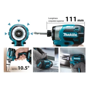 Mașină de înşurubat cu impact pe acumulator (fără acumulator) lxt 180 nm 18 v 0 - 3600 rot/min makita Thumbnail 4