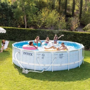 Intex, chevron prism frame premium pool, 488 x 122 см, 19156л, металлический каркас Thumbnail 10