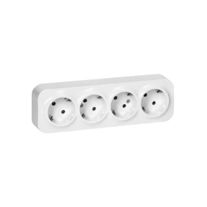 Priză exterioară todo 16 a 220 - 240 v alb orno