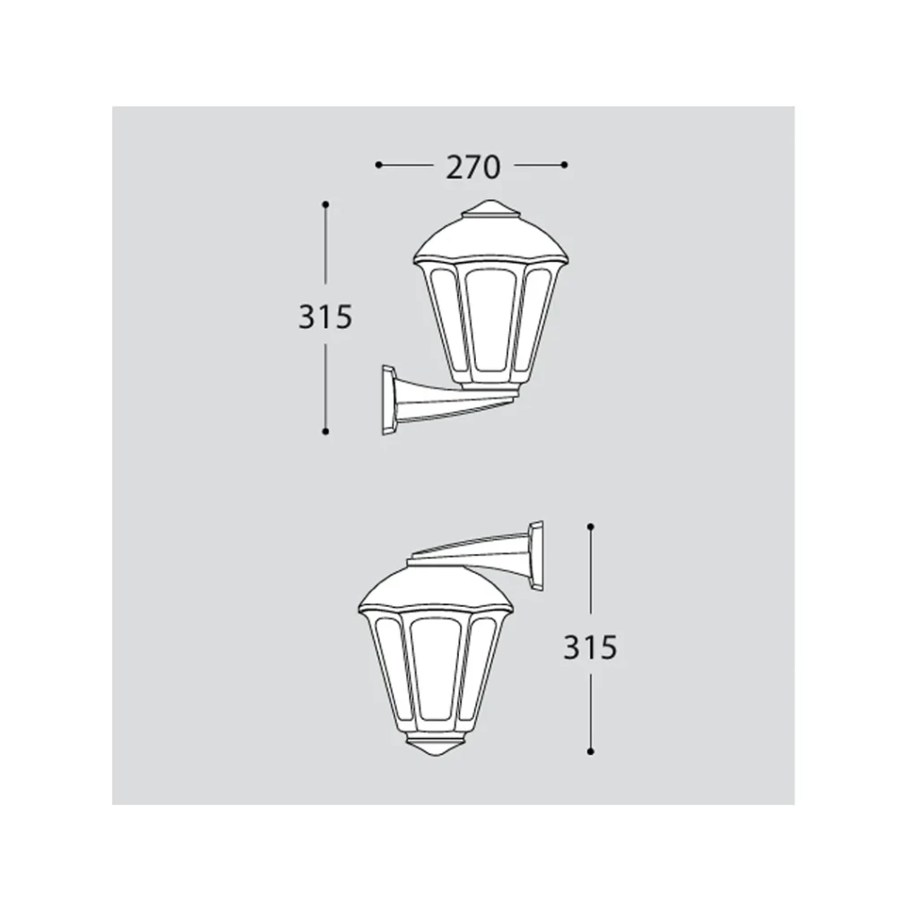 Светильник nardo/giampy 8.5 вт e27 220 - 240 в ip55 fumagalli 3