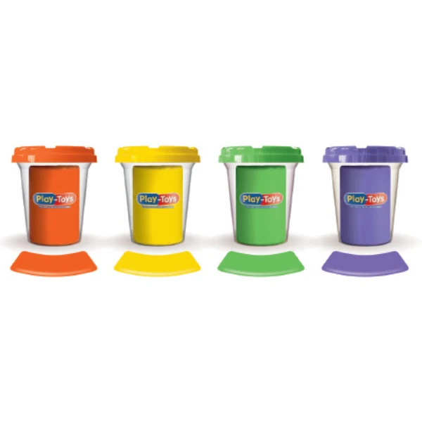 Set de plastilină în tub, parfumat, 4 buc. 2