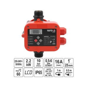 Presostat digital 2.2 kw 16 a 220 - 240 v yato Thumbnail 3