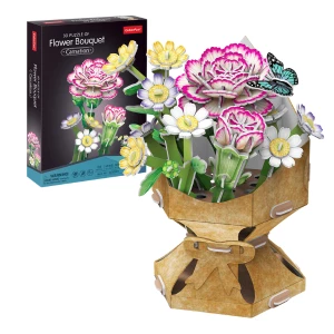 3D puzzle &quot;Buchet de flori – Garoafă&quot;, 134 elem.