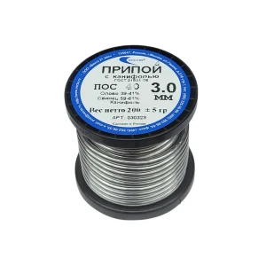 Припой в катушке пос-40 3 мм 200 г векта