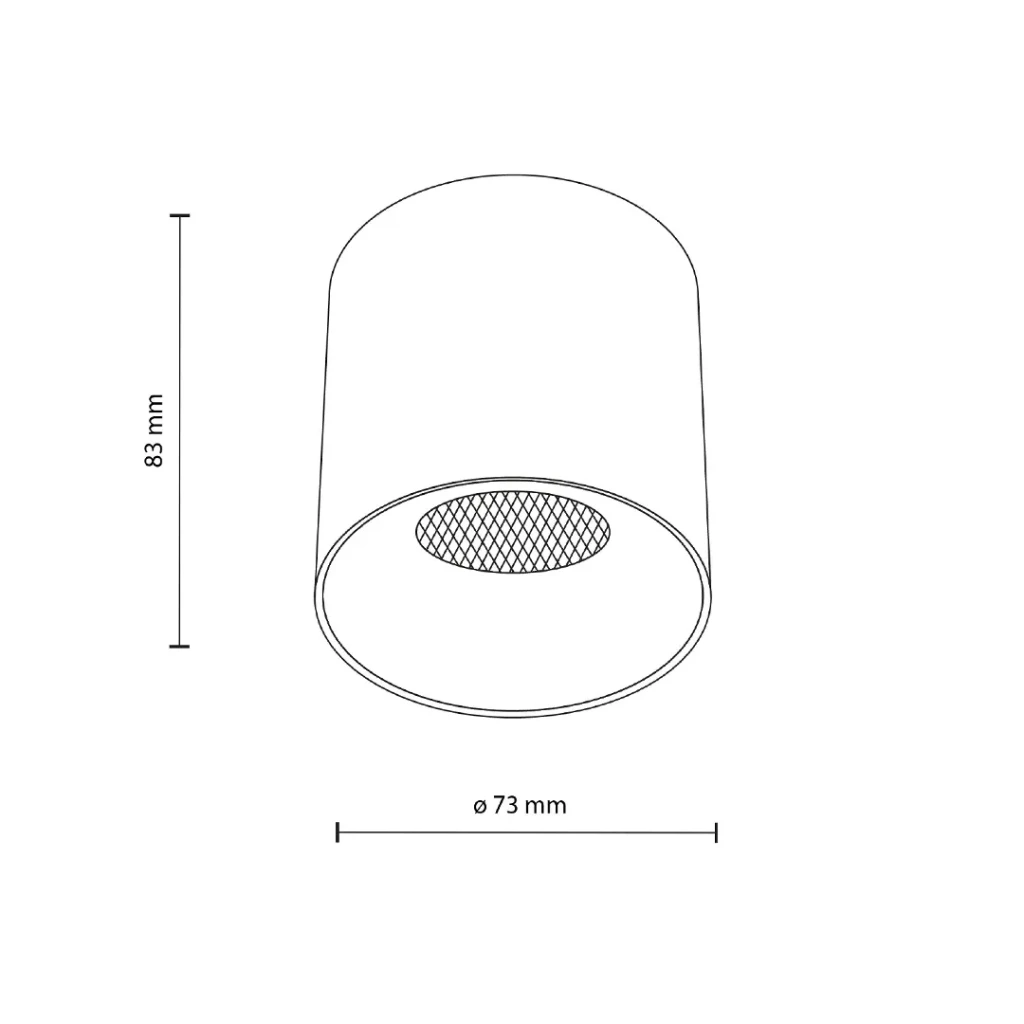 Точечный светодиодный светильник blaze 12 вт led 3cct 220 - 240 в ip20 tk lighting 4