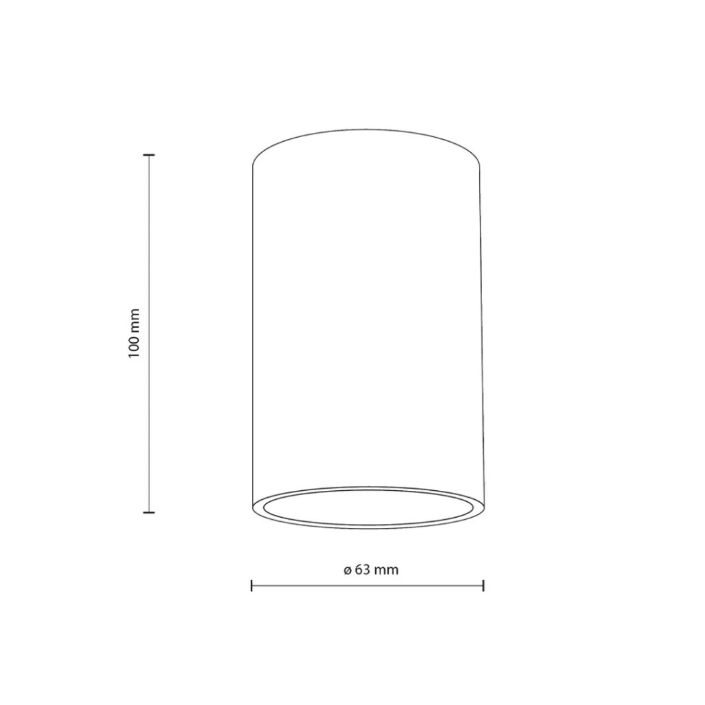 Светильник flare 10 вт gu10 220 - 240 в ip20 tk lighting 4