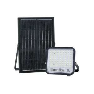 Proiector led cu panou solar tiger pro-100 100 w smd 6400 k 3.2 v ip65 horoz