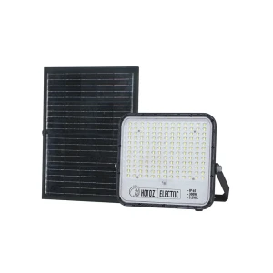 Proiector led cu panou solar tiger pro-300 300 w smd 6400 k 3.2 v ip65 horoz