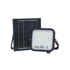 Proiector led cu panou solar tiger pro-50 50 w smd 6400 k 3.2 v ip65 horoz