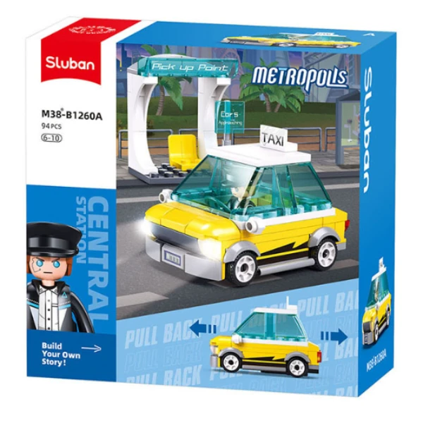 Set de construcție "servicii urbane", 4 modele, de la 94 pînă la 105 elem. 7