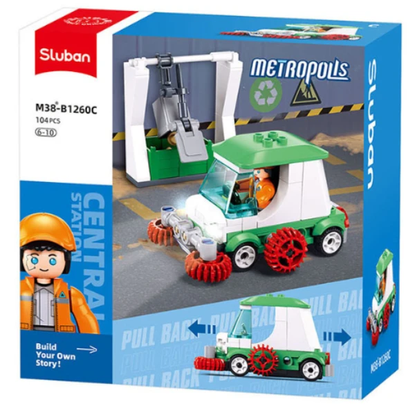 Set de construcție "servicii urbane", 4 modele, de la 94 pînă la 105 elem. 9