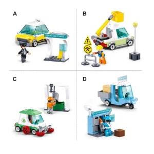 Set de construcție "servicii urbane", 4 modele, de la 94 pînă la 105 elem. Thumbnail 5