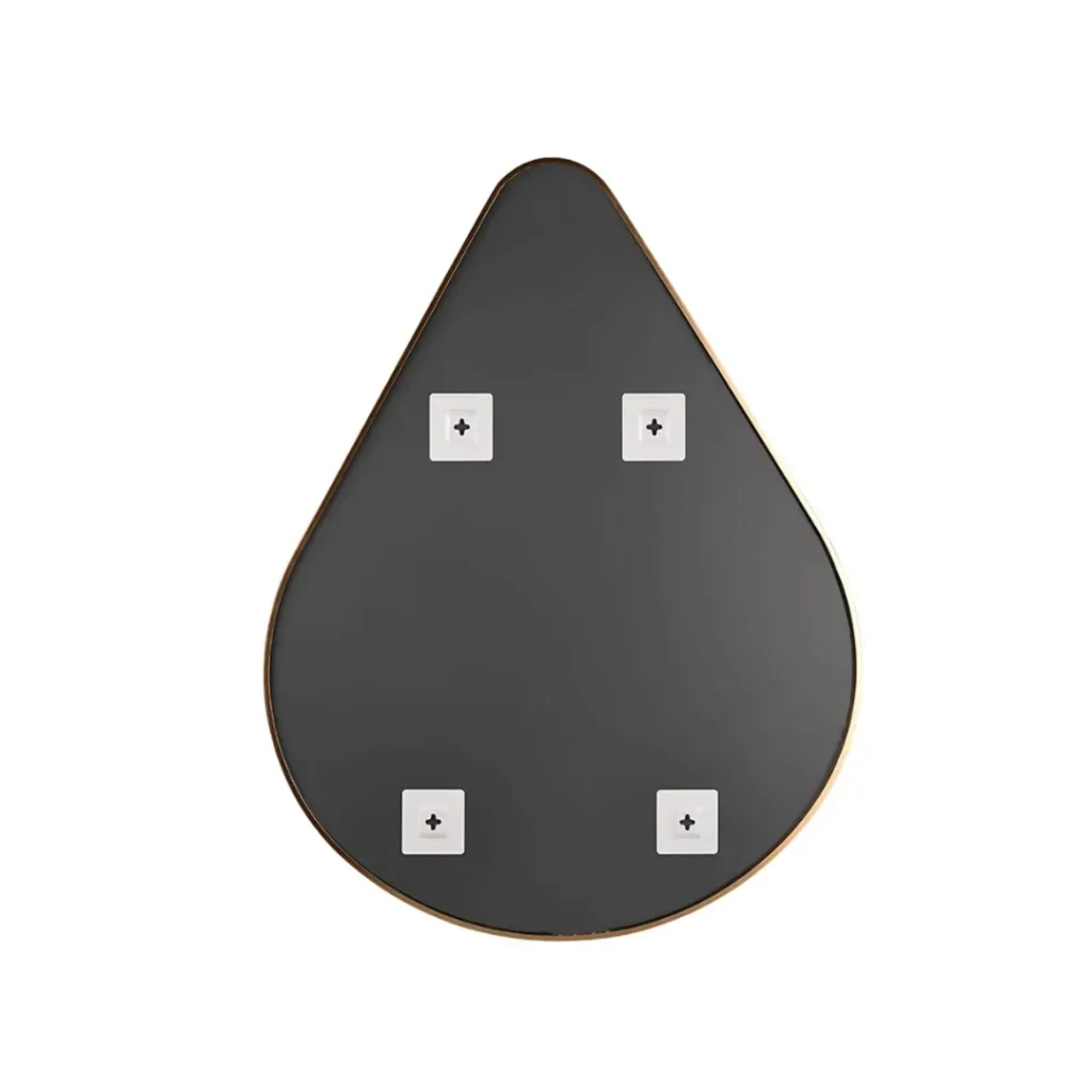 Oglindă 800 x 1000 mm britta auriu trio 4
