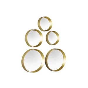 Набор зеркал 250, 230, 180, 2 x 150 мм lia золотистый trio
