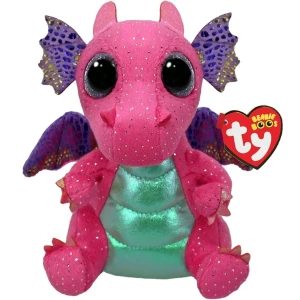 Розовый дракон spitfire 15 см (beanie boos)
