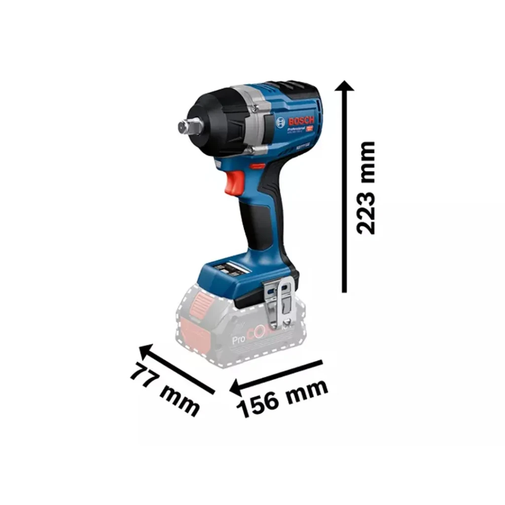 Mașină de înşurubat cu impact pe acumulator (fără acumulator) gds 18v-750 c 750 nm 18 v 0 - 2400 rot/min bosch 3