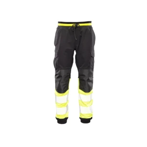 Pantaloni reflectorizanți flash jogger xxxxl negru/galben seven kings