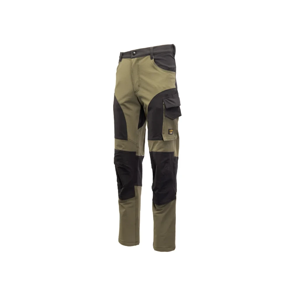 Pantaloni trail waist 44 kaki/negru seven kings 2