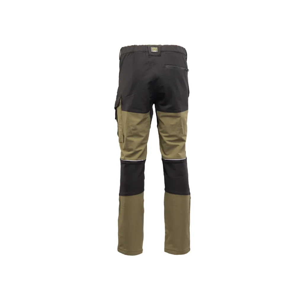 Pantaloni trail waist 54 kaki/negru seven kings 3
