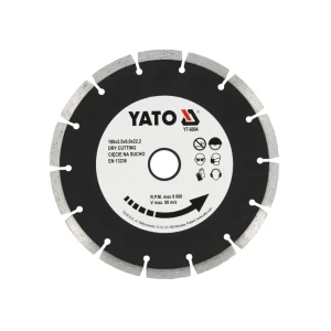 Disc diamantat segmentat pentru beton 180 * 22.2 mm yato