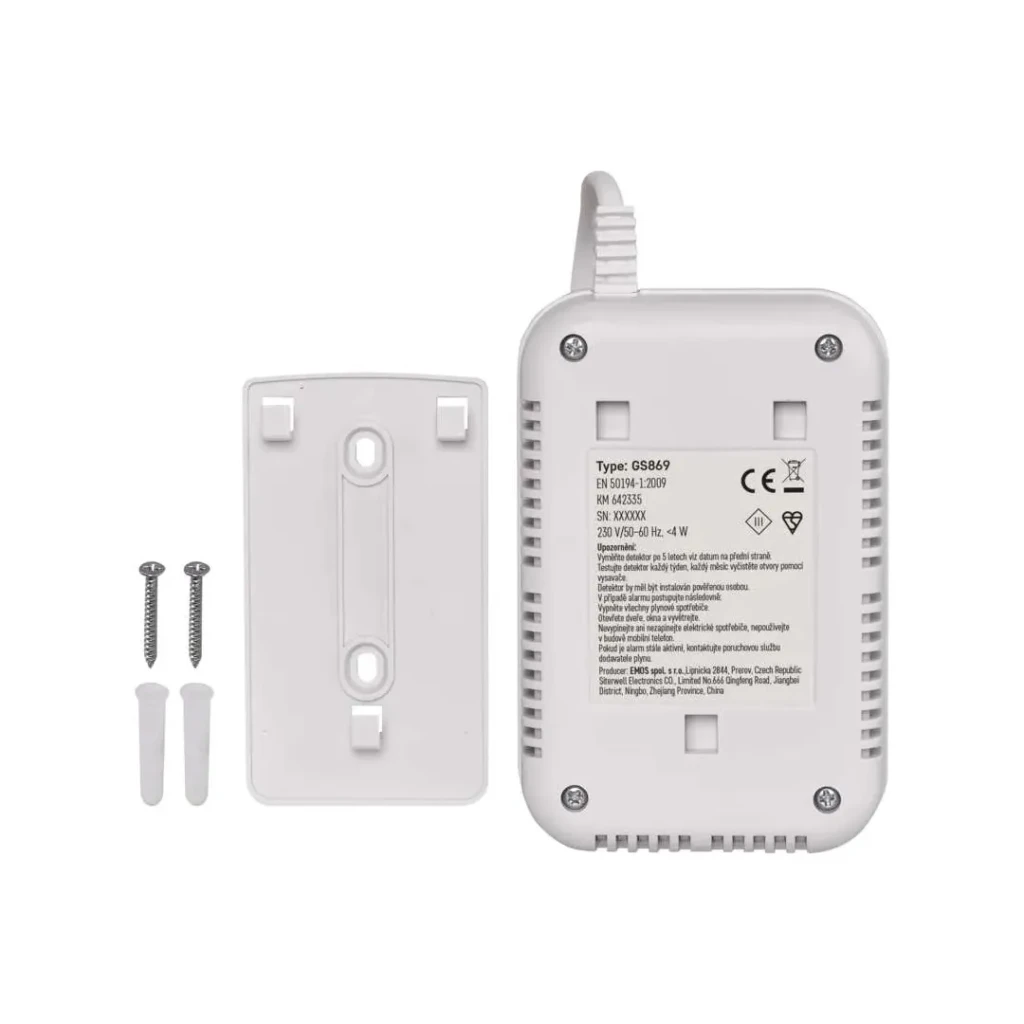 Detector de gaz gs869 85 db 220 - 240 v emos 2