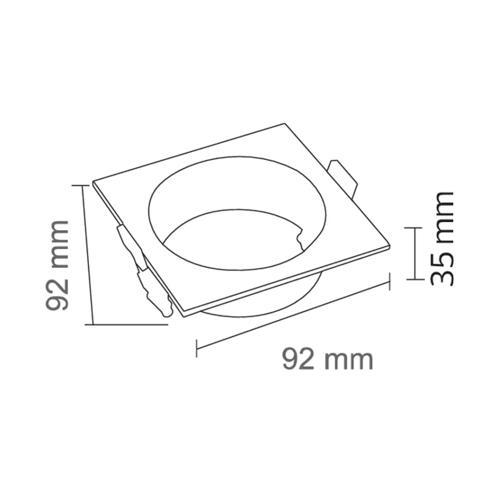 Corp de iluminat anemon-2 fără dulie (mr16) 220 - 240 v ip20 horoz 2