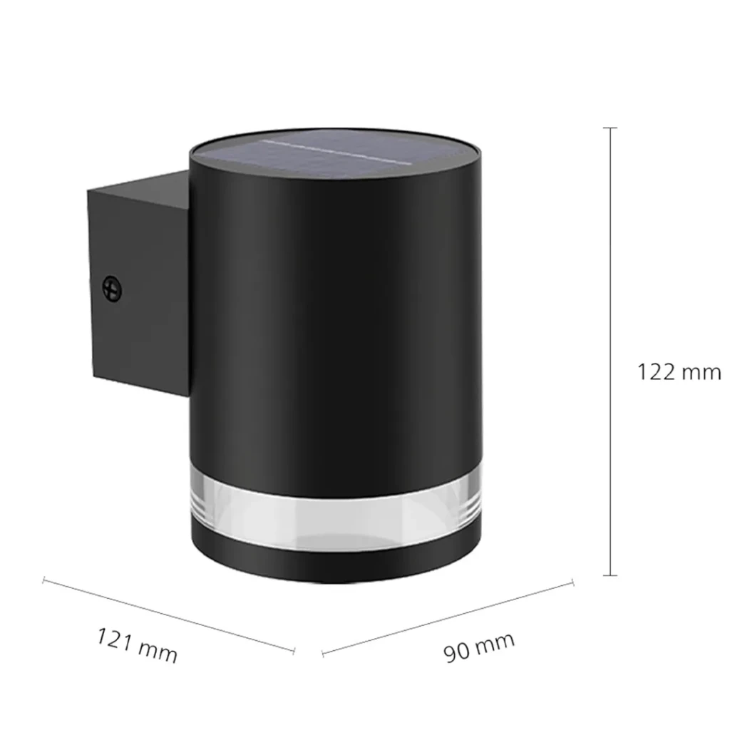 Corp de iluminat led cu panou solar fyce 1.5 w 2700 k ip44 2