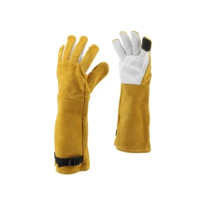 Mănuşi de grădină cu protecţie anti-spini 8 galben flo